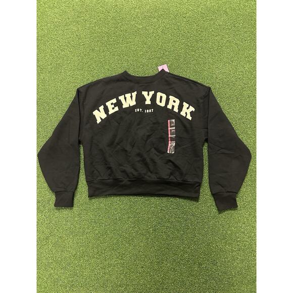 Modern Lux “New York Est. 1807” Black Sweatshirt Women's size XXS - Picture 1 of 5